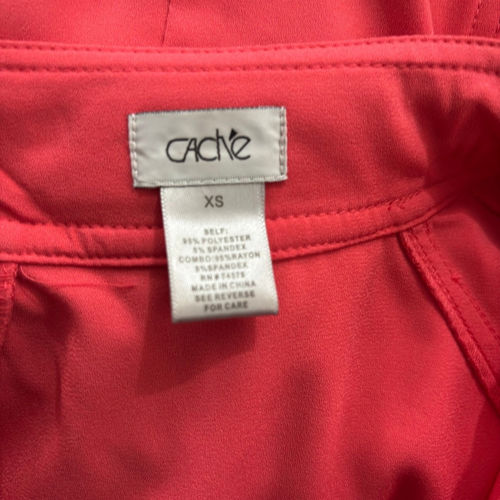 Cache Sleeveless Jumpsuit Snap Cargo Pockets XS Pockets Zippers Drawstring - Picture 5 of 5
